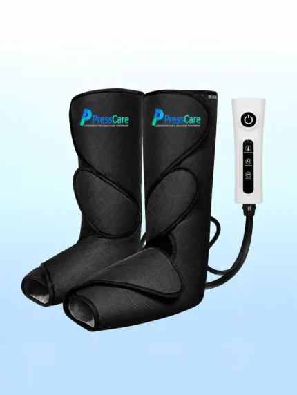 Press Care™ Foot & Calf Compression Massager – Velcro Wraps (No Heat)